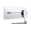 Monitor Gaming Ultrapanorámico Curvo Samsung Odyssey Neo G9 S57CG952NU 57'/ Dual UHD/ 1ms/ 240Hz/ VA/ Regulable en altura/ Blanco