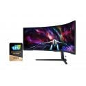 Monitor Gaming Ultrapanorámico Curvo Samsung Odyssey Neo G9 S57CG952NU 57'/ Dual UHD/ 1ms/ 240Hz/ VA/ Regulable en altura/ Blanco