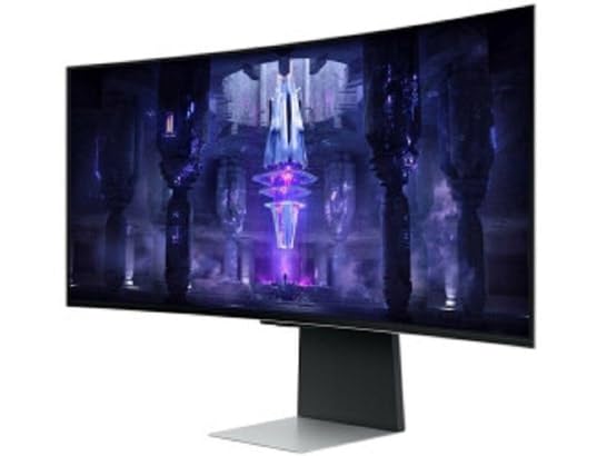 Smart Monitor Gaming Ultraparonámico Curvo Samsung OdysseyG8 S34BG850SU 34'/ UWQHD/ Smart TV/ 0.1ms/ 175Hz/ OLED/ Regulable en altura/Multimedia/Plata