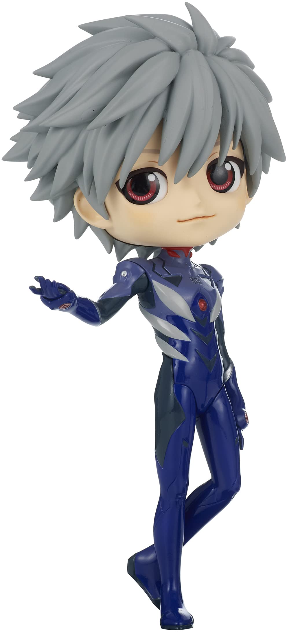 Banpresto Figura Q Posket Evangelion: New Theatrical Edition - Kaworu Nagisa Plugsuit Style (Ver.A) 14 Cm, Multicolor Bp18431