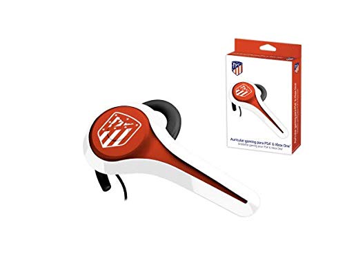 Subsonic - Auricular Gaming Y Kit PeatóN Licencia Oficial Atm AtléTico De Madrid Compatible Playstation 4 - PS4 - Pro - PS4 Slim - Xbox One - PS3 - Smartphone - Tableta - iPhone 4 - iPhone 5 iPhone 6
