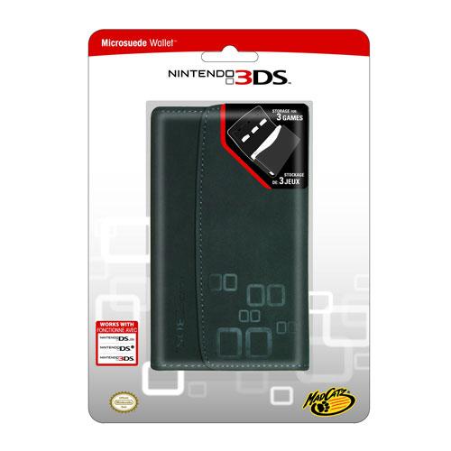 Mad Catz - Étui textile en microsuède, noir (Nintendo 3DS)