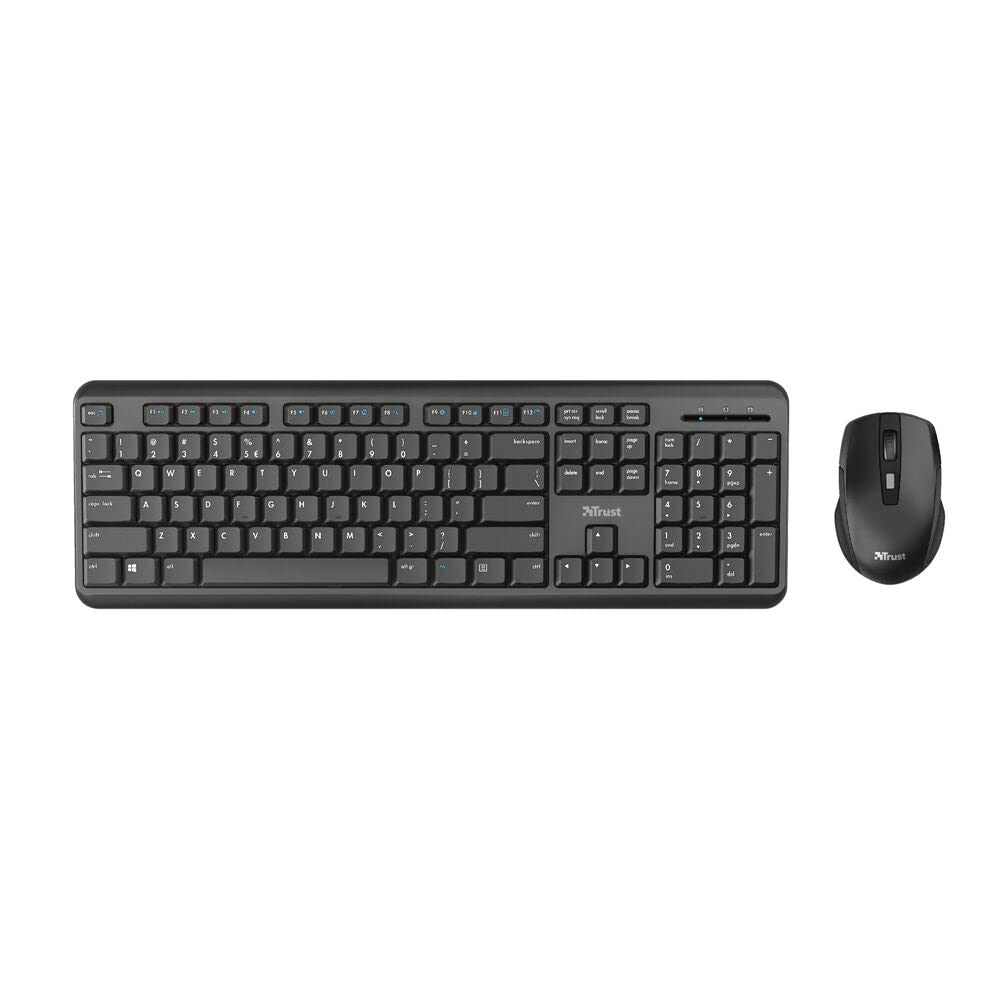 Trust Pack Teclado Y RatóN InaláMbrico Silencioso Tkm-350
