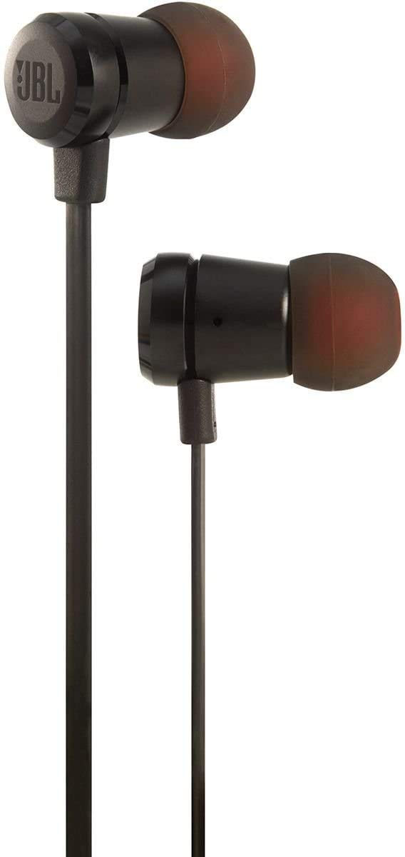 JBL T290 - Auriculares Intraaurales con el Potente Sonido Pure Bass de JBL (Aluminio), negro