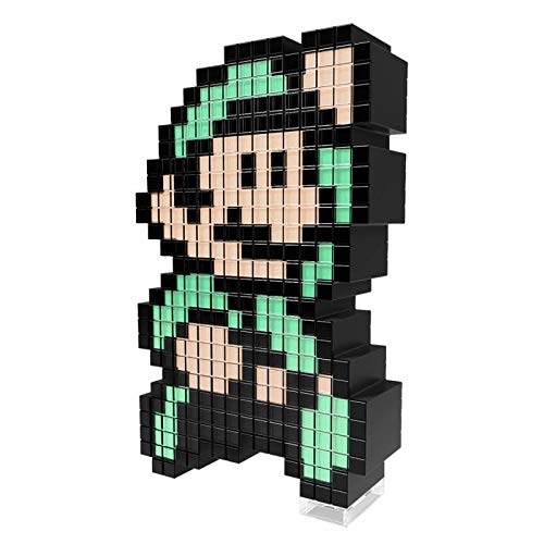 Pdp - Lampara De Sobremesa Pixel Pals Luigi - Mario Bros ( PS4 - ), Multicolor