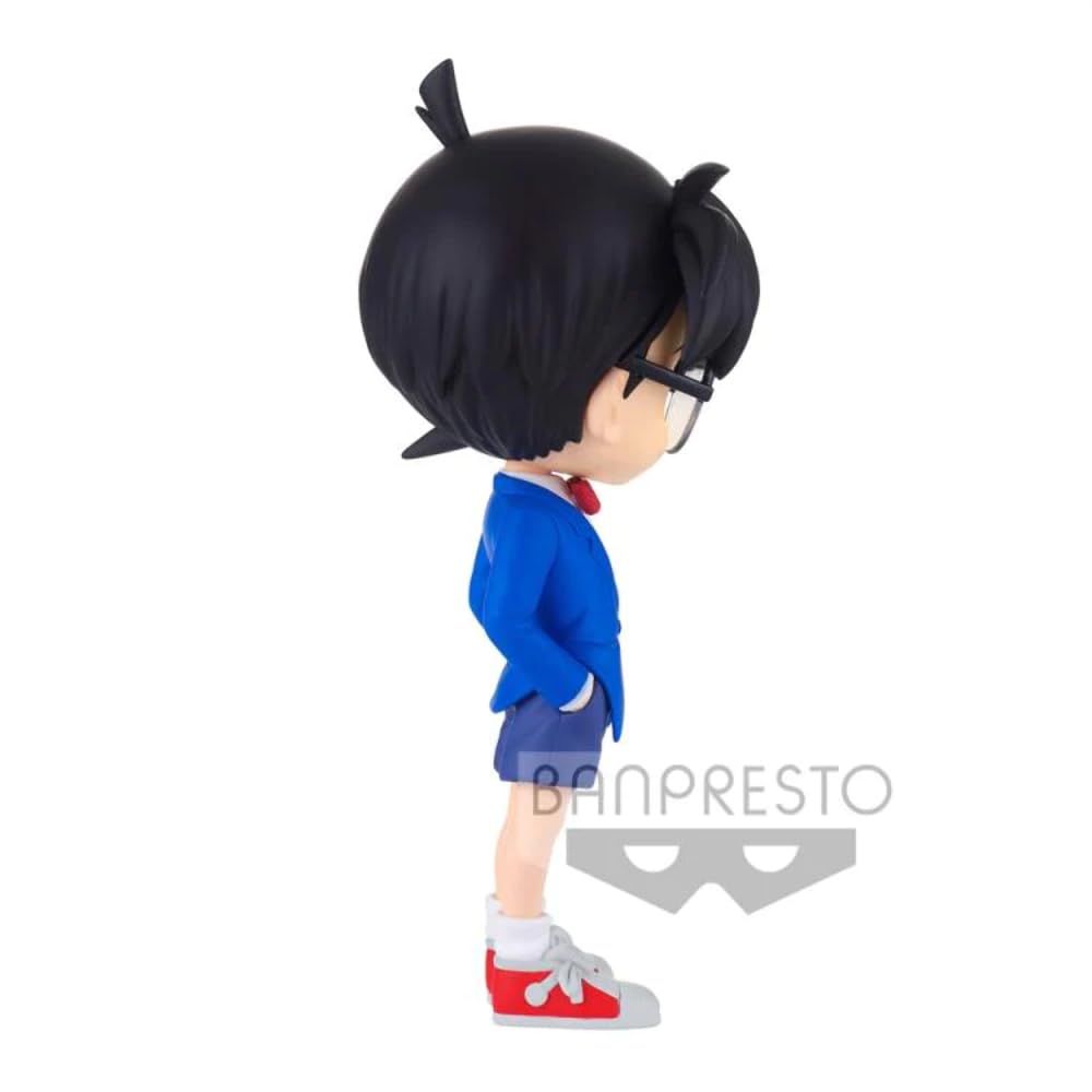 Banpresto Figura Q Posket Conan Edogawa Ii (Ver.A) - Detective Conan 13cm Bp18251 Multicolor