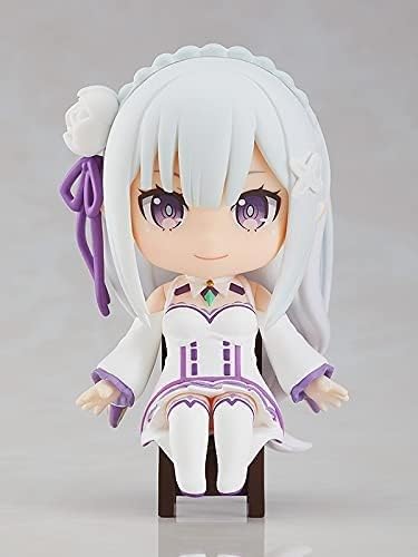 GOOD SMILE COMPANY figurine Emilia 9 cm re: Zero Starting Life in Another World nendoroid swacchao