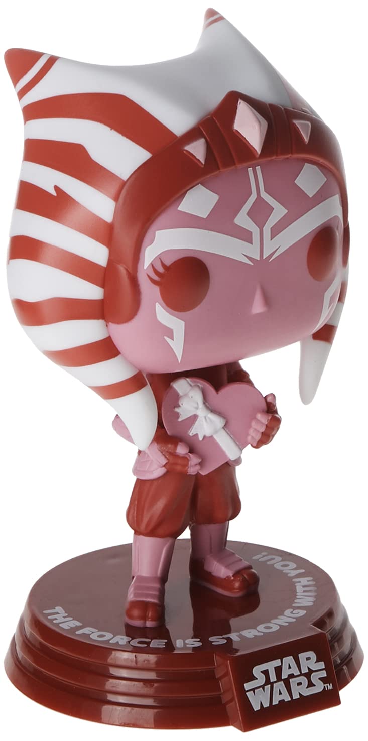 Funko Pop! Star Wars: Valentines - Ahsoka Tano - The Mandalorian - Figura De Vinilo Coleccionable - Idea De Regalo- Mercancia Oficial - Juguetes Para NiñOs Y Adultos - Tv Fans