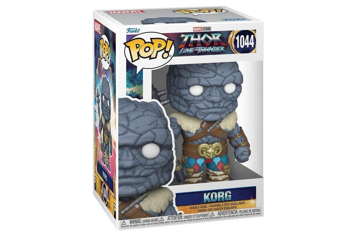 Funko Pop! Marvel: Thor: Love And Thunder - Korg - Figura De Vinilo Coleccionable - Idea De Regalo- Mercancia Oficial - Juguetes Para NiñOs Y Adultos - Movies Fans - MuñEco Para Coleccionistas