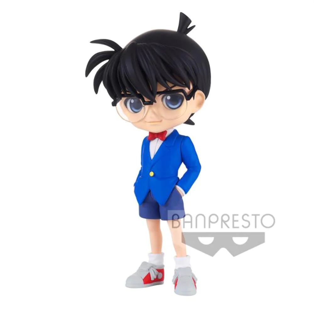 Banpresto Figura Q Posket Conan Edogawa Ii (Ver.A) - Detective Conan 13cm Bp18251 Multicolor
