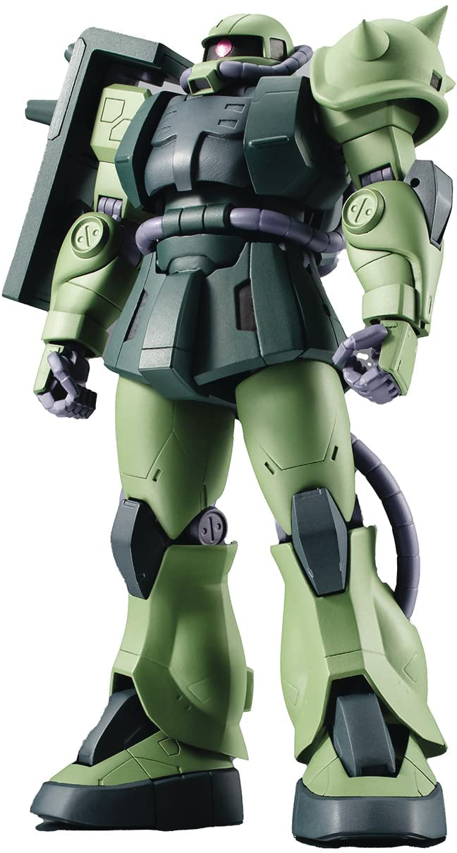 BANDAI Tamashi Nations - Combinaison de meubles Gundam La 08ème équipe MS - MS-06JC ZAKU II Type JC Version ANIME Spirits The Robot Spirits