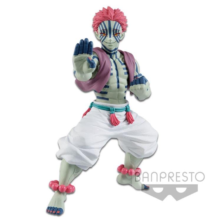 Banpresto Figura De Accion Demon Slayer: Kimetsu No Yaiba Vibration Stars-Kyojuro Rengoku & Akaza-(B:Akaza) Multicolor Bp17304 (200114)
