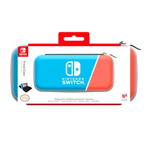 Funda Pdp Gaming SWITCH - Slim Deluxe Travel Neon Pop (- Nintendo Switch/OLED/Lite) - Semi-rígida, 14 juegos