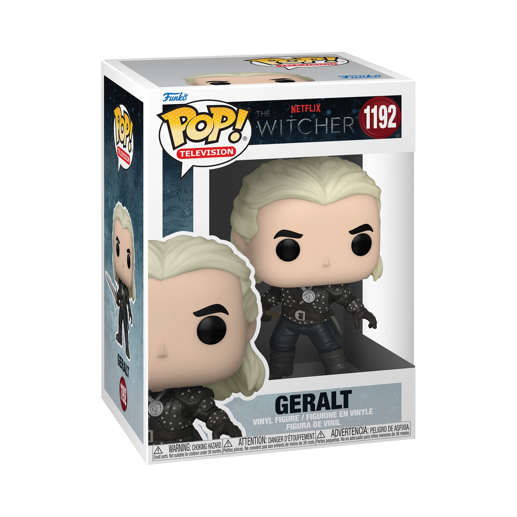 Funko Pop! Tv: Witcher - Geralt - 1/6 De Probabilidades De Obtener La Rara Variante Chase - The Witcher - El Brujo - Figura De Vinilo Coleccionable - Idea De Regalo- Mercancia Oficial - Tv Fans