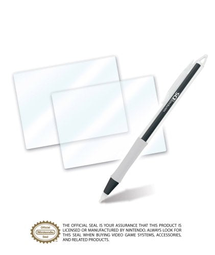 Hori Officially Licensed DS - i Protective Filter & Stylus Pen Fit - Black (Nintendo DSi)