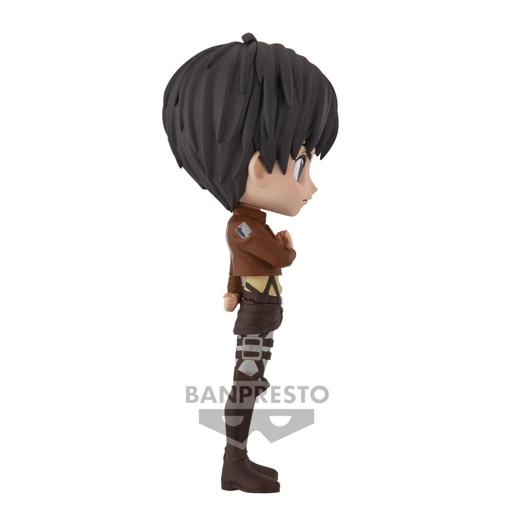 Banpresto Figurine Q Posket Eren Yeager L'Attaque des Titans Volume 2 14 cm BP19659 Multicolore