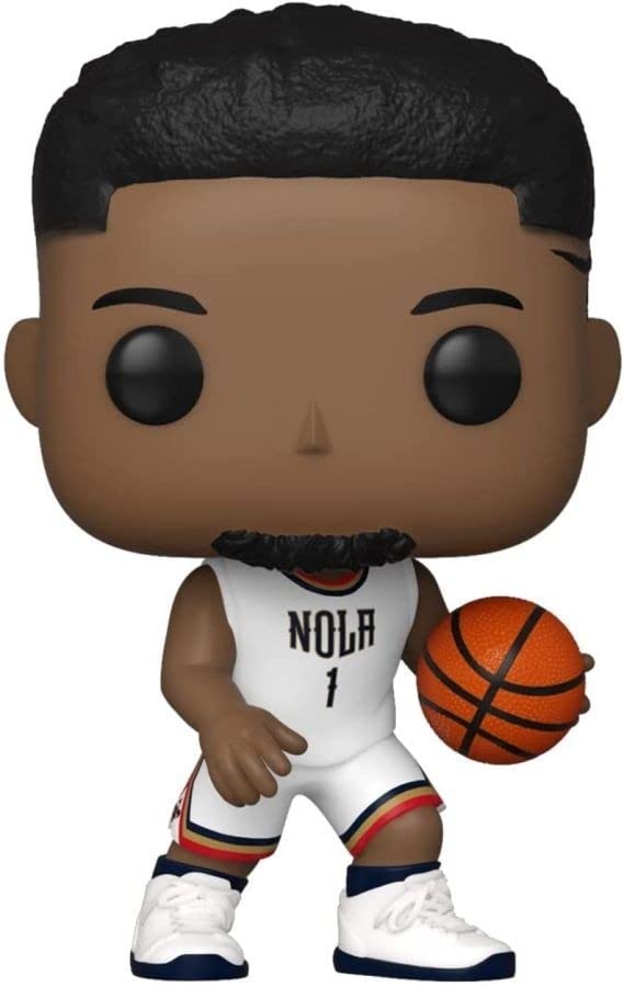 Funko Pop! Nba: Pelicans - Zion Williamson - (Blue Jersey) - Figuras Miniaturas Coleccionables Para ExhibicióN - Idea De Regalo - MercancíA Oficial - Juguetes Para NiñOs Y Adultos - Fans De Sports