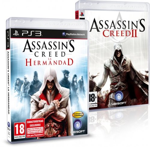 Pack Ezio Auditore Ac La Hermandad + Ac 2 PS3 - [PAL ESP] - Nuevo