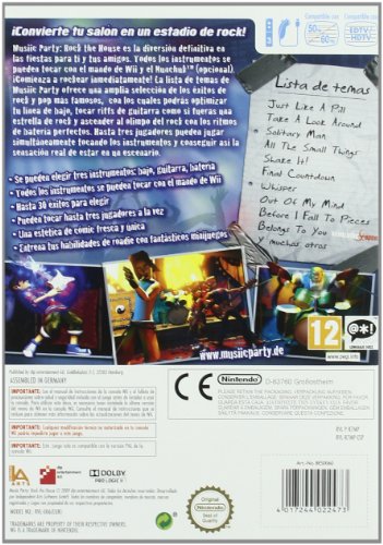 Musiic Party Rock The House WII - PAL ESP - Nuevo