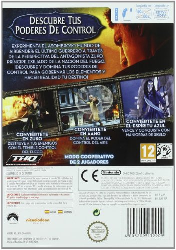Airbender: El úLtimo Guerrero WII - [PAL ESP] - Nuevo