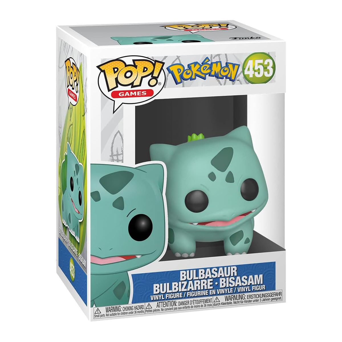 Funko Pop! Games: Pokemon - Bulbasaur - Figuras Miniaturas Coleccionables Para ExhibicióN - Idea De Regalo - MercancíA Oficial - Juguetes Para NiñOs Y Adultos - Fans De Video Games