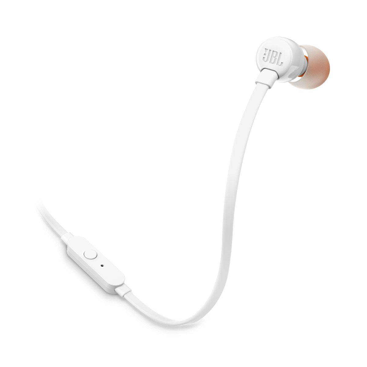 JBL Auriculares T160 Tune Wired IN-Ear Headphone with Mic White