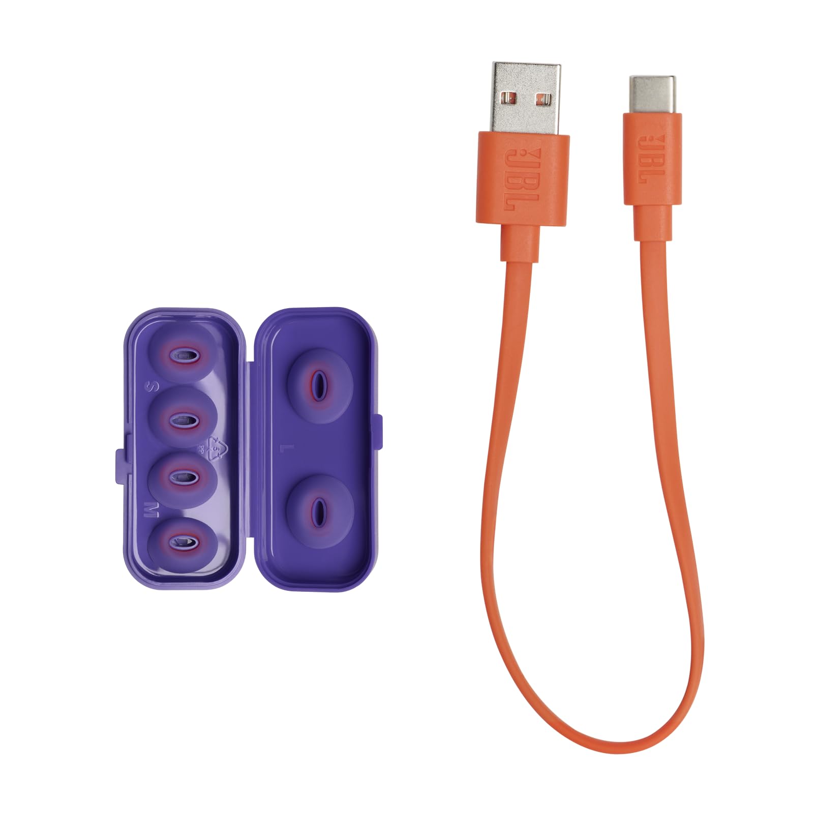 JBL Tune Flex Ghost, Auriculares In-Ear inalámbricos con cancelación de ruido adaptativa, Bluetooth, resistente al agua y al sudor IPX4, aplicación JBL Headphones y 32 horas de batería, purple ghost