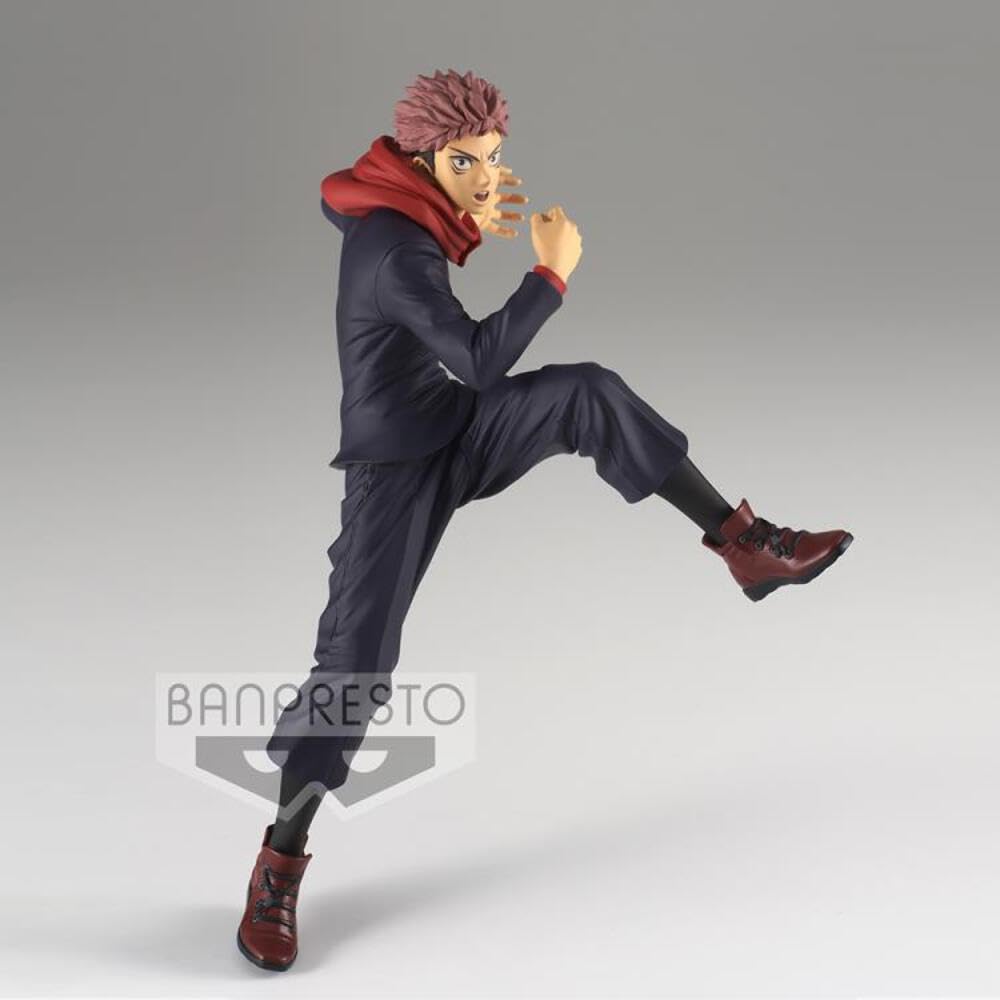 Banpresto BP18448 Figurine Yuji Itadori Jujutsu Kaisen - Roi de l'Artiste 20 cm, Multicolore