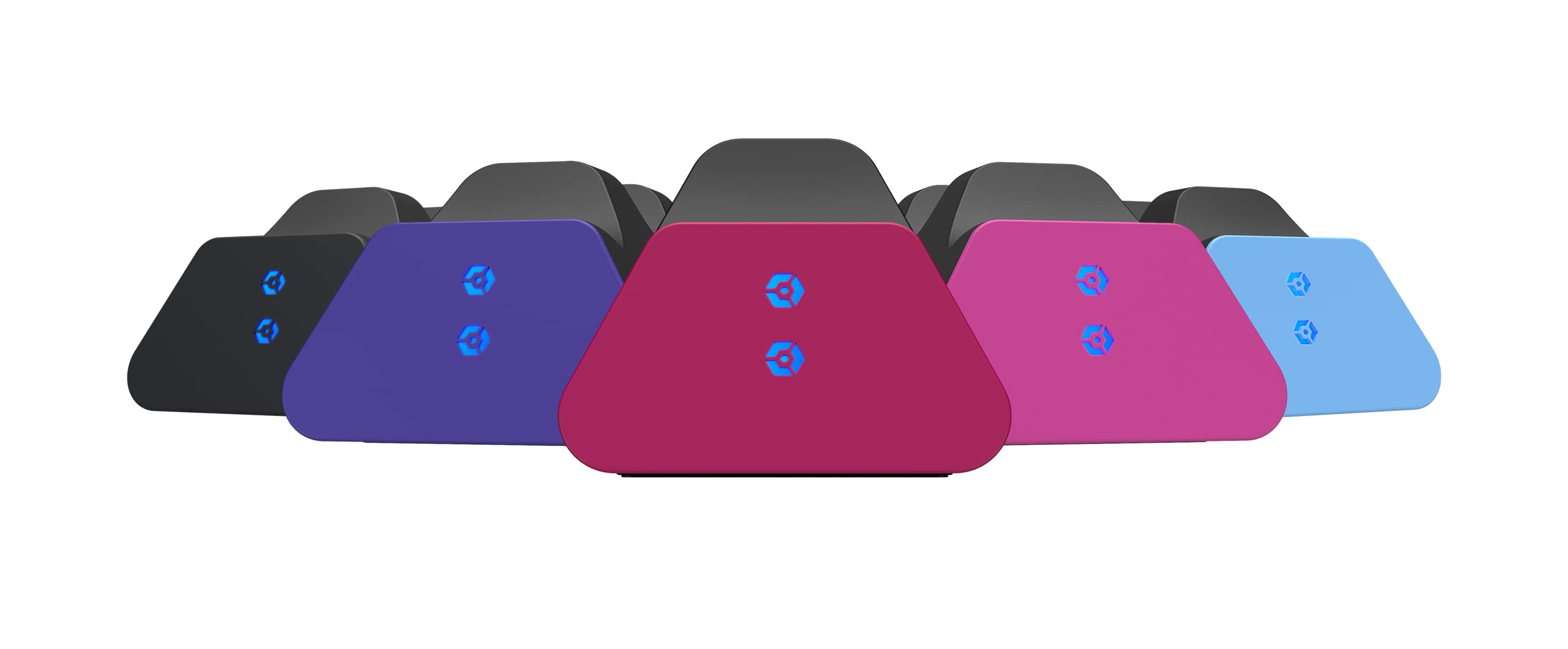 Base de chargement pour 2 manettes PS5 Dualsense avec 6 coques de couleurs interchangeables Gioteck