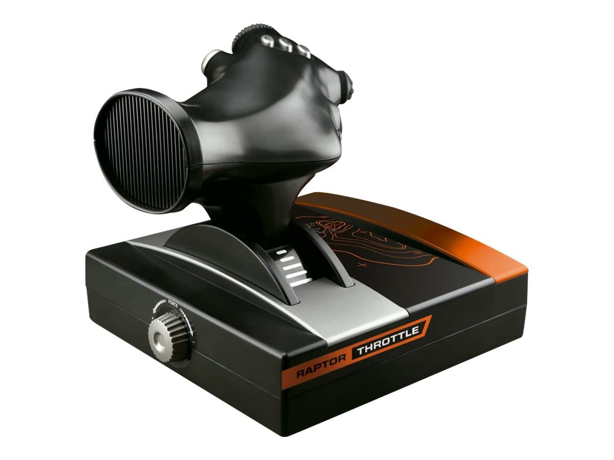 Fr-Tec - Flight Stick Raptor Mach 1 Hotas, Combo Controlador Palanca Y Acelerador Para Pc