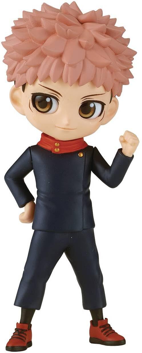 Banpresto Jujutsu Kaisen - Qposket Mini - Yuji Itadori - Figurine 7cm Vers.A