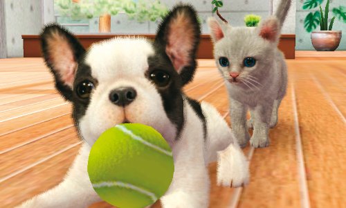 Nintendo 3DS - Nintendogs + Gatos: Golden Retiever