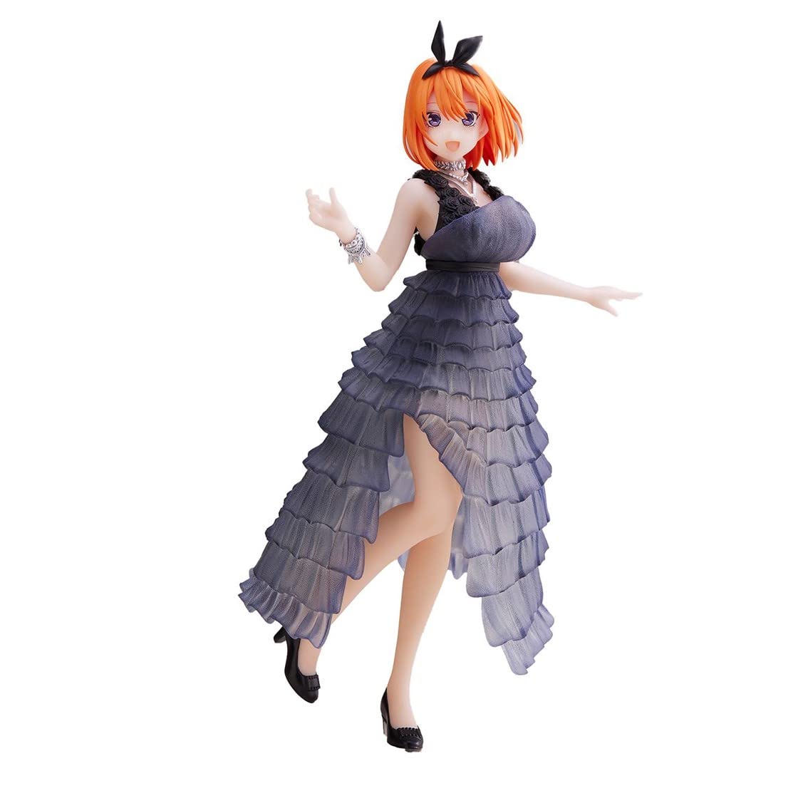 Banpresto Figura De Accion Yotsuba Nakano - The Quintessential Quintuplets Kyunties 18cm Bp18487 Multicolor