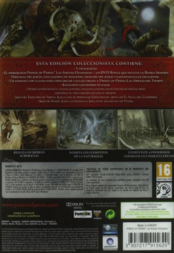 PríNcipe De Persia: Las Arenas Olvidadas Pc [Pal Esp] - Nuevo - EdicióN Coleccionista