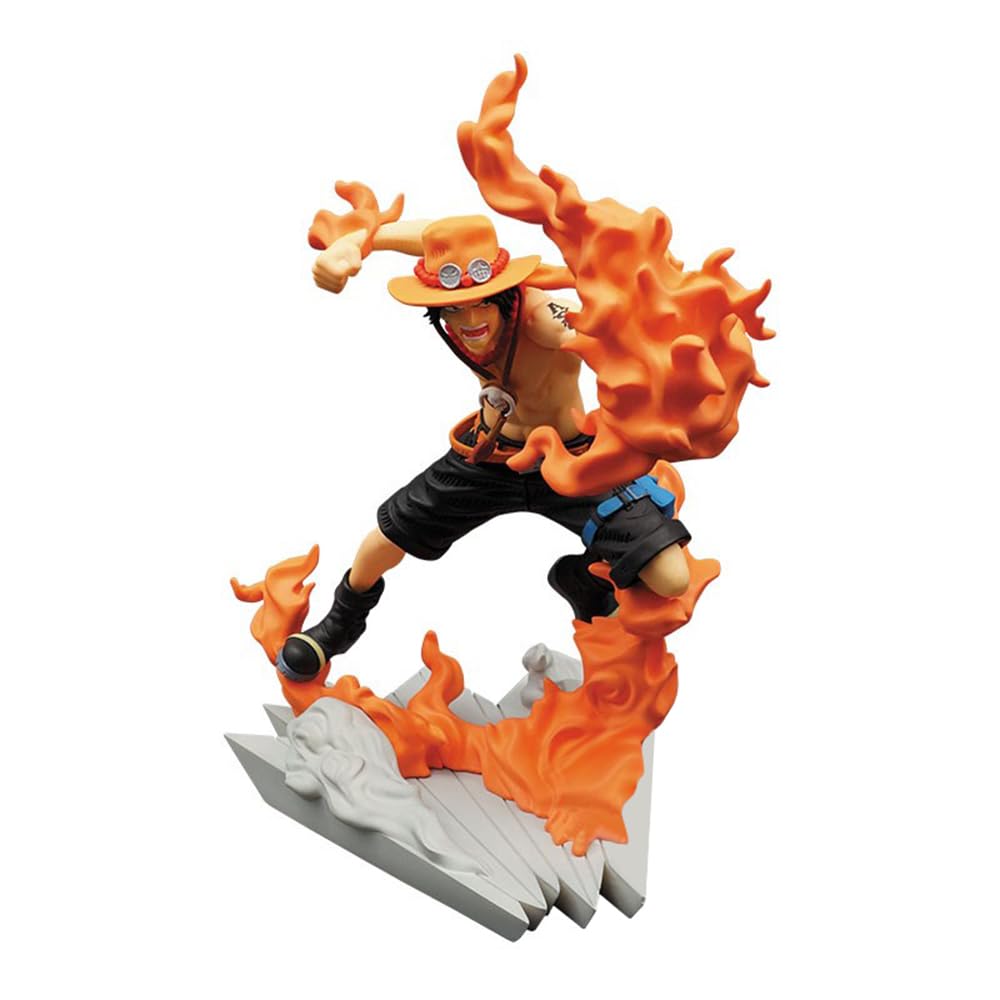 Figurine Banpresto Portgas D Ace One Piece, Senkozekkei 9 cm BP19492 Multicolore