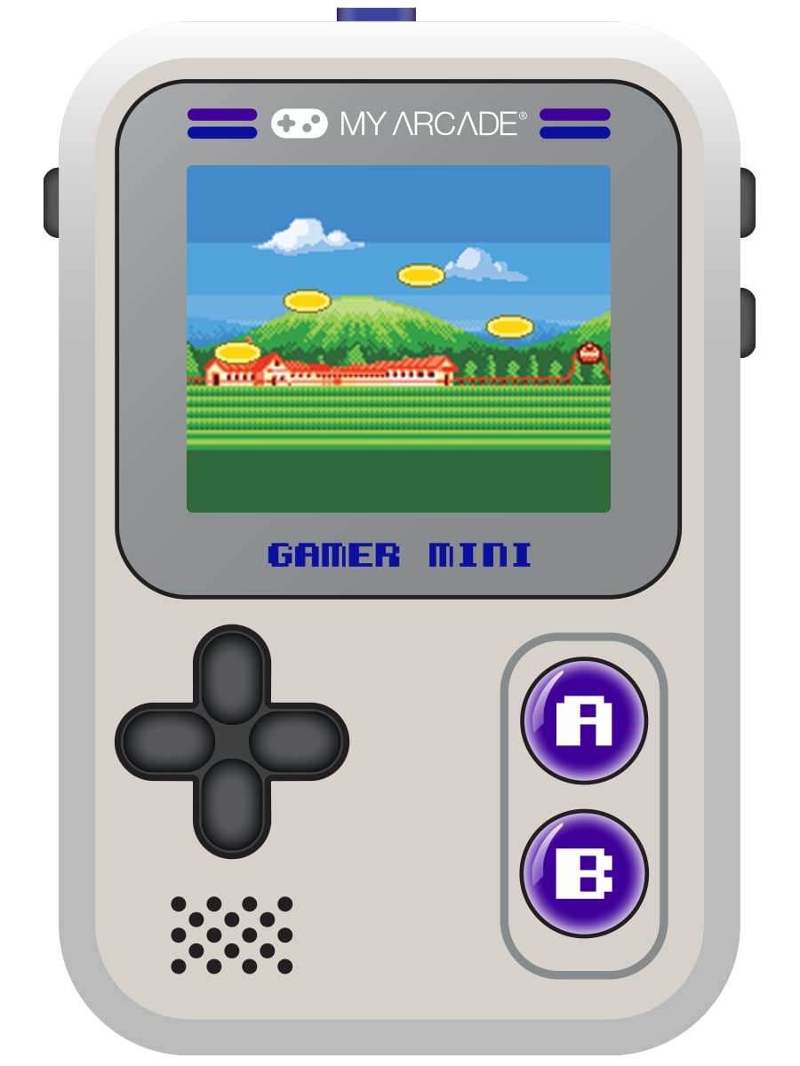 Gamer Mini Classic 160 En 1 Gris Et Violet