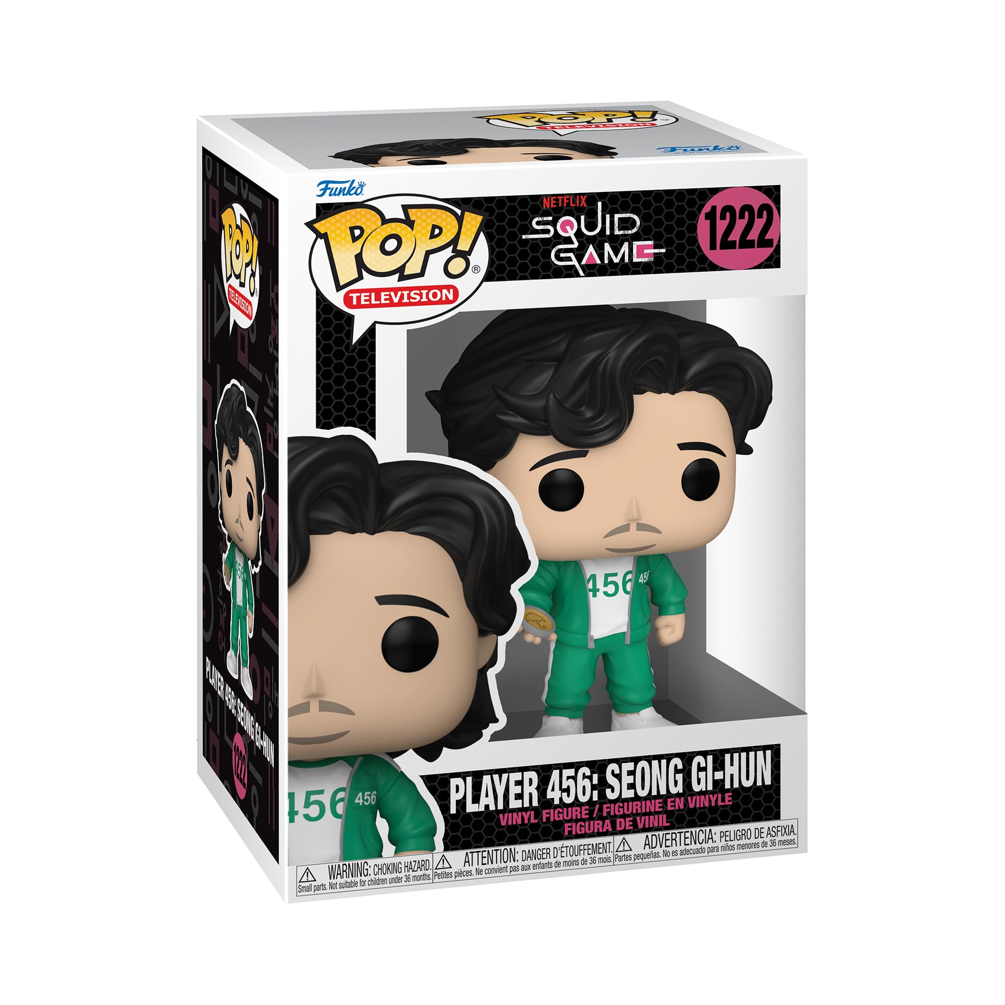 Funko Pop! Tv: Squid Game - Gi-Hun 456 - El Juego Del Calamar - Figura De Vinilo Coleccionable - Idea De Regalo- Mercancia Oficial - Juguetes Para NiñOs Y Adultos - Tv Fans