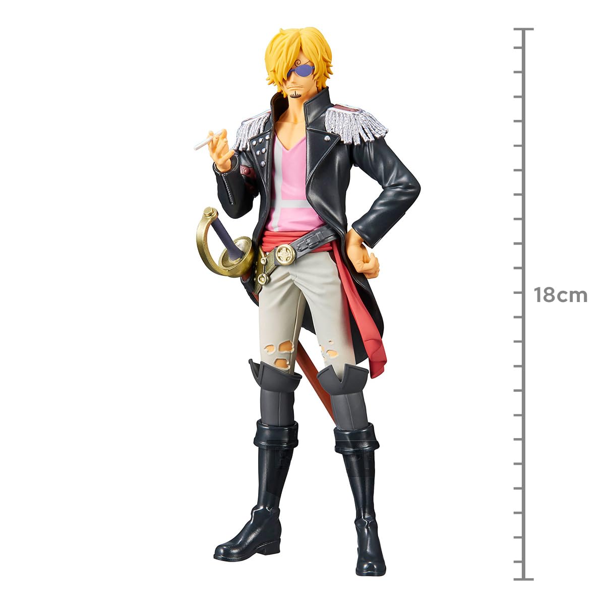 Banpresto Figura De Accion One Piece Dxf - The Grandline Men Vol.4 (Tba) Sanji 17 Cm Bp18950 Multicolor