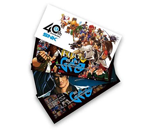 SNK - Pack de 4 Mini Autocollants (Neo Geo)