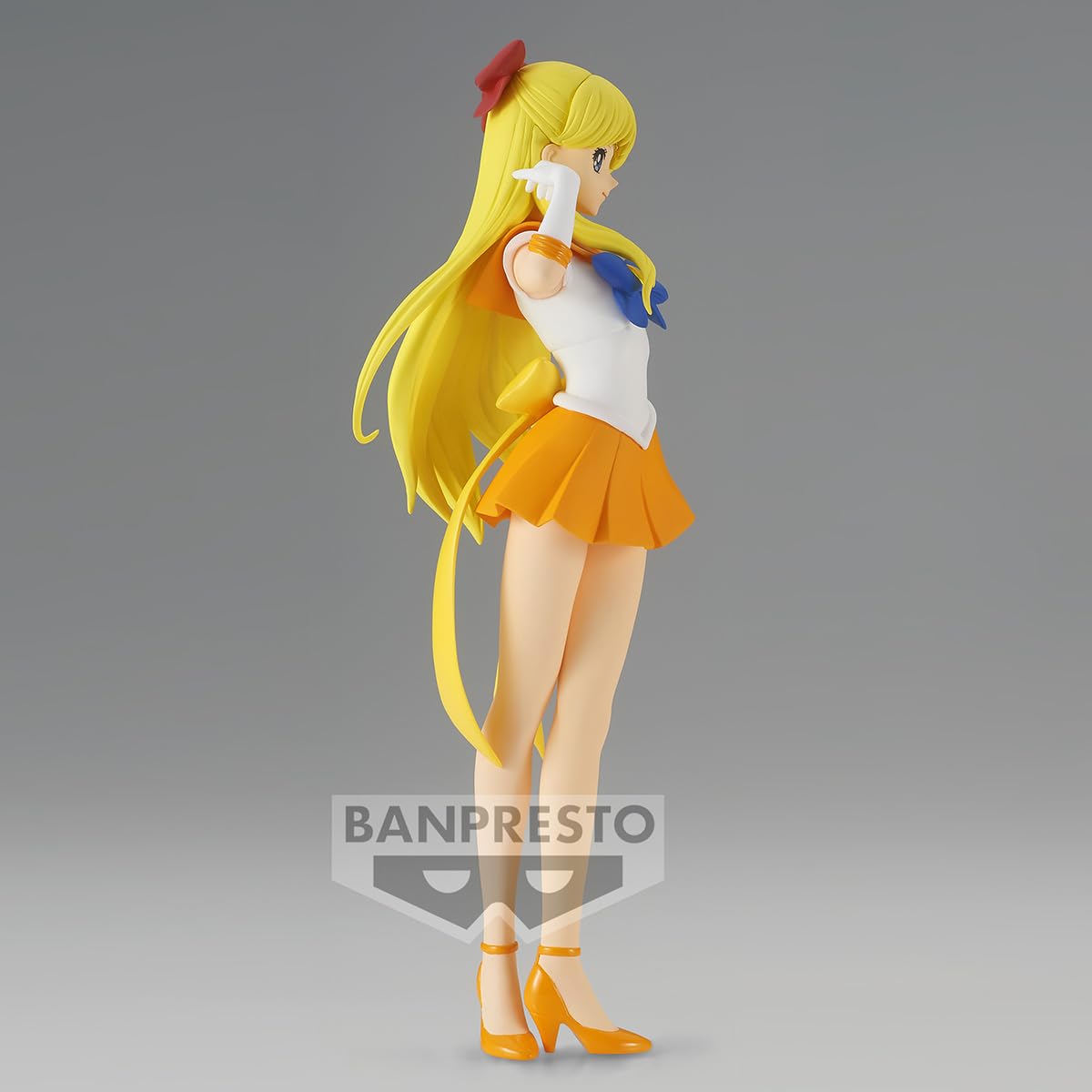 Banpresto Figurine Super Sailor Venus Pretty Guardian Sailor Moon Eternal The Movie - Paillettes et Glamours 23 cm BP19712 Multicolore