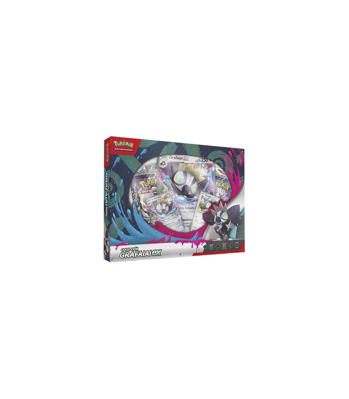 Bandai Pc50498 Juego De Cartas PokéMon Tcg: April Ex Box, Multicolor, Descubre Nuevas Estrategias Y Domina El Juego, Coleccionable Para Los Amantes Del Anime, VersióN En EspañOl