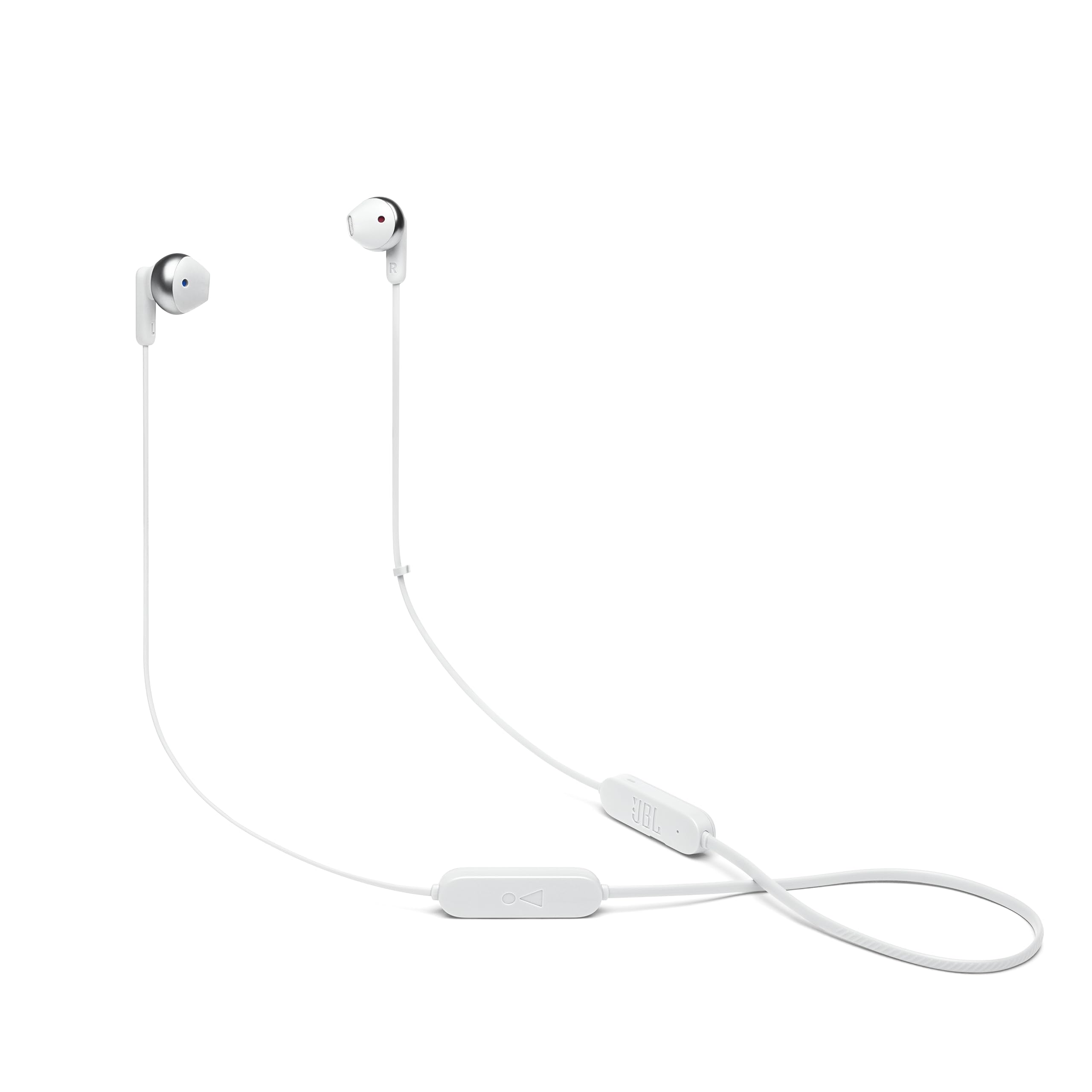 JBL Tune 215 Auriculares inalámbricos con Bluetooth, Sonido Pure Bass y conexión multipunto, batería de 16 horas con carga rápida, color blanco
