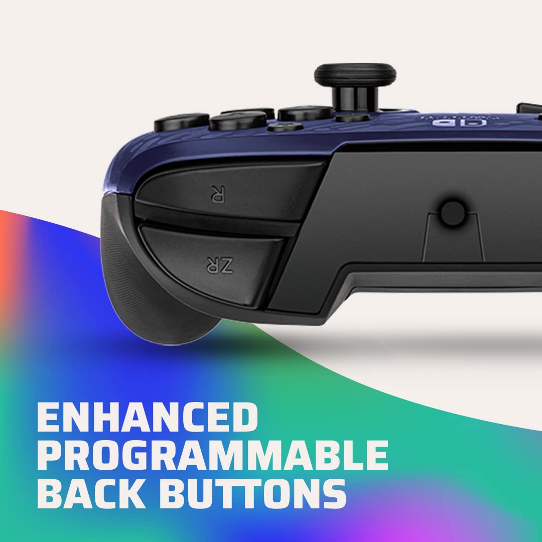 PDP Pro Deluxe Faceoff Chat Audio Camo Bleu (Nintendo Switch)