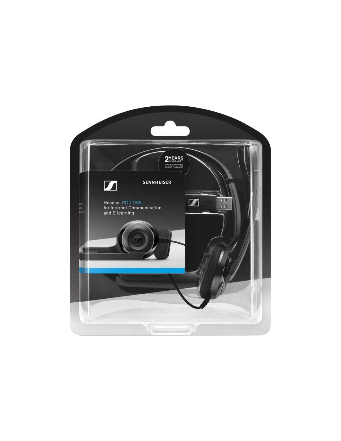 Sennheiser PC 131 - Auriculares de diadema abiertos (Con micrófono), negro