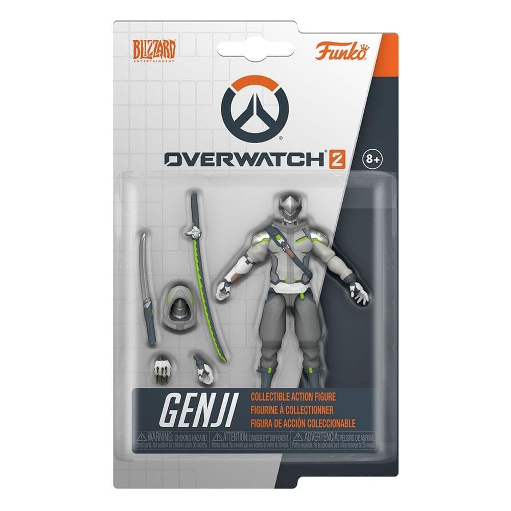 Funko Action Figure: Ow 2- Genji 3.75'' - Overwatch 2 - Juguete De ColeccióN - Idea De Regalo- Mercancia Oficial - Para Chicos, Chicas Y Adultos - Video Games Fans