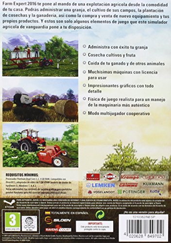 Farm Expert 2016 Pc [Pal Esp] - Nuevo