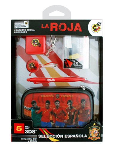 Pack équipe nationale espagnole La Roja 5 en 1 (3Ds, Dsi et Dsi Litel)