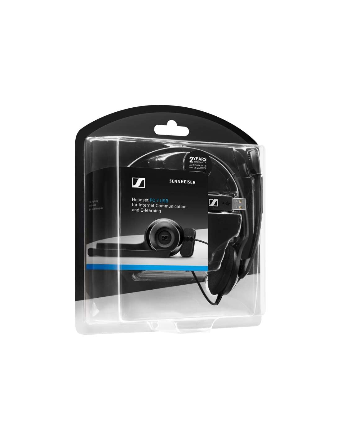 Sennheiser PC 131 - Auriculares de diadema abiertos (Con micrófono), negro