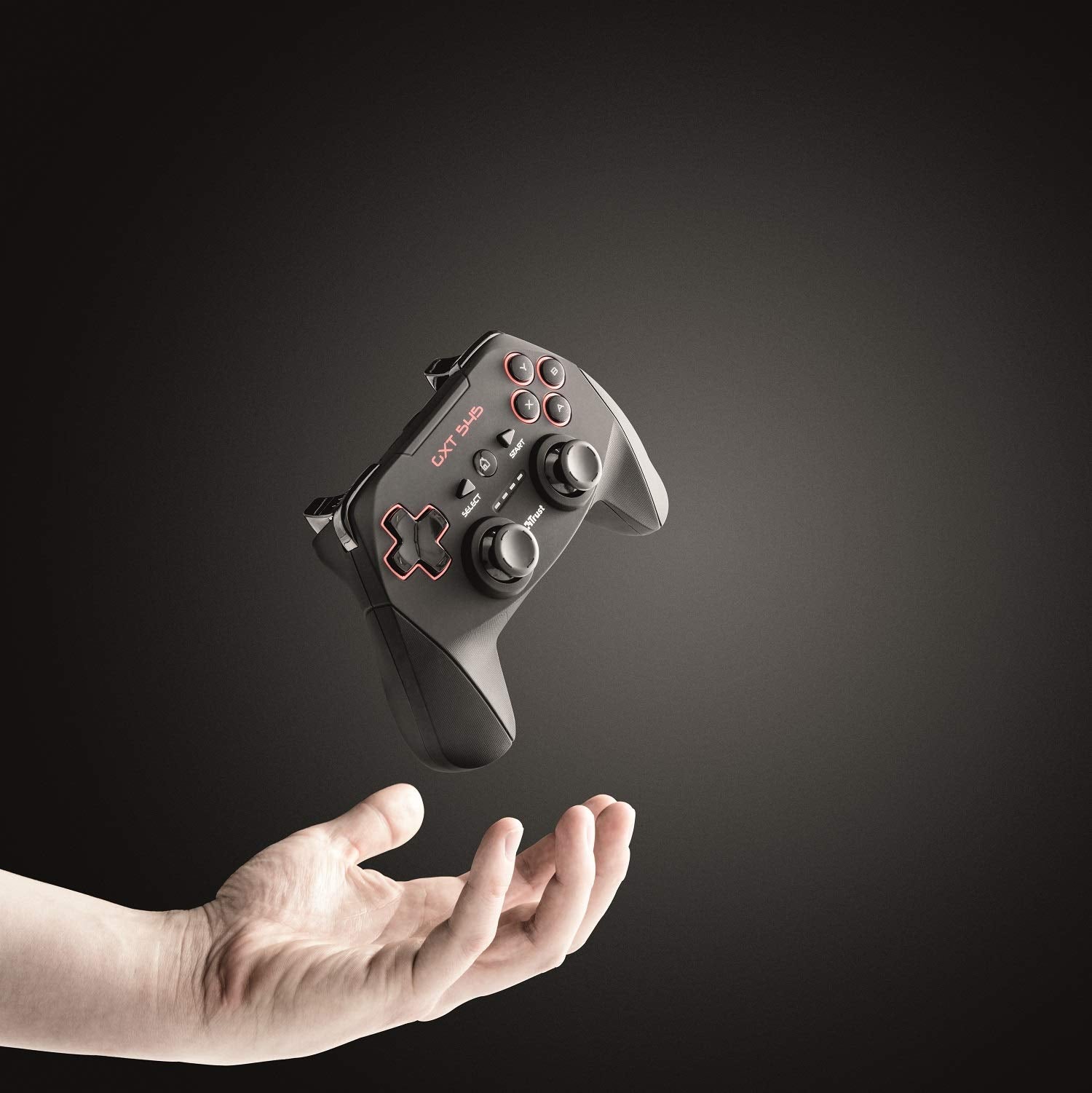 Trust Gaming Gxt 545 Yula Mando InaláMbrico Para Playstation 3 Y Pc, Mando PS3 - con Batería Recargable, 13 Botones, 2 Joysticks Analógicos, Gamepad para Ordenador, Portátil, Juegos, Consola
