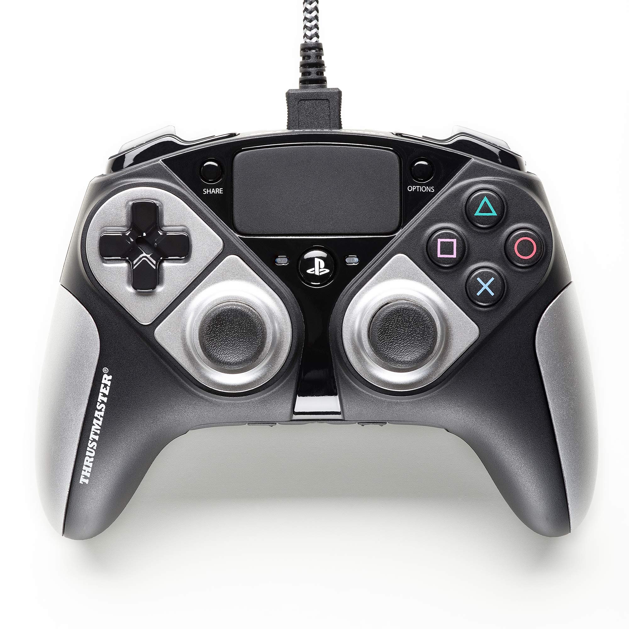 Thrustmaster - Eswap Silver Color Pack - Pack De 7 MóDulos Oficiales En Amarillo Y Negro Para El Eswap Pro Controller Para PS4 - /PC (PlayStation)